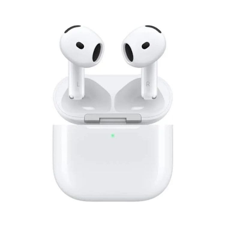 Air 4 true wireless earbuds angled view in case