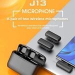 Arena Mic J13 wireless dual microphone set with charging case
